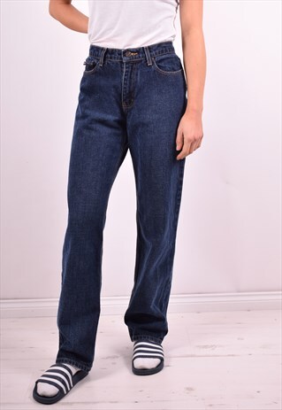 RALPH LAUREN WOMENS VINTAGE JEANS W30 L31 BLUE 90'S