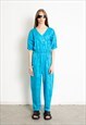 VINTAGE 90S JUMPSUIT BLUE