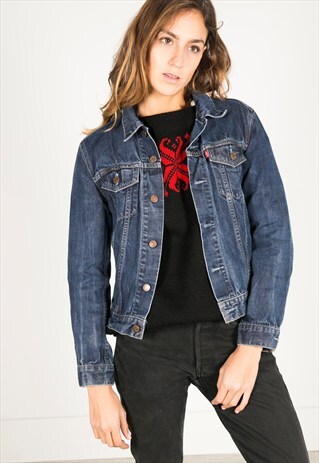 VINTAGE 80S LEVI'S DENIM JACKET / R1010