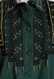 VINTAGE 70S BUTTON UP CORDUROY SHIRT GREEN
