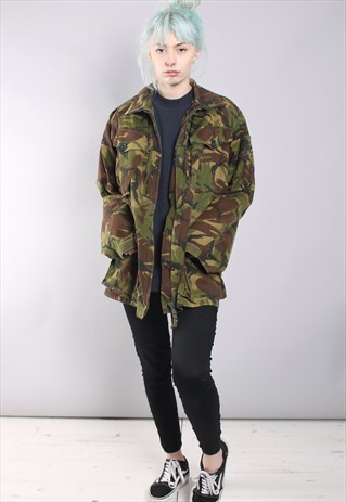 VINTAGE ARMY CAMO JACKET