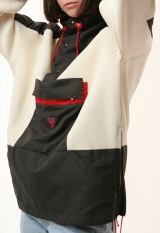 90S VINTAGE DEGRE 7 PATRICK VALLENCANT 1/4 ZIP ANORAK 14308