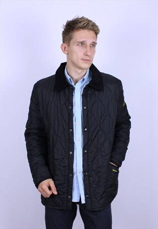 VINTAGE MENS BARBOUR QUILTED JACKET