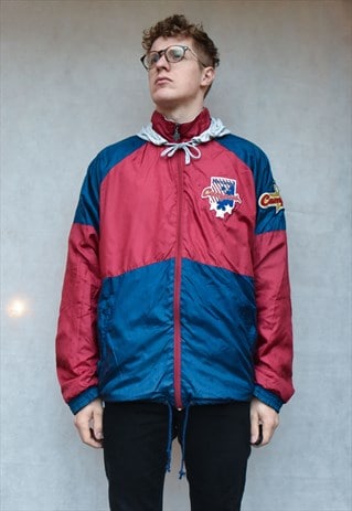 VINTAGE REEBOK VARSITY JACKET SIZE L
