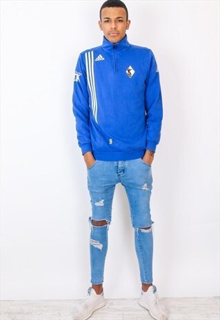 VINTAGE ADIDAS 1/4 ZIP SWEATSHIRT