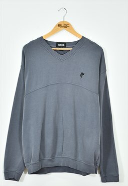 Vintage Plain Sweatshirt Grey XLarge