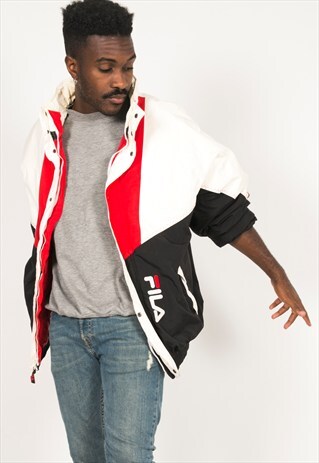 VINTAGE 80S USA FILA SPORT PADDED PARKA / R121
