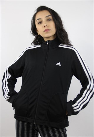 VINTAGE ADIDAS BLACK 90'S SPORTS JACKET