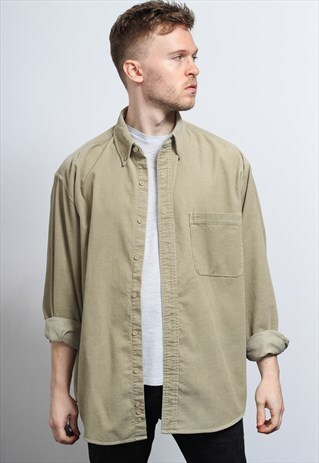 VINTAGE CORDUROY SHIRT BEIGE