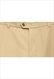VINTAGE IZOD CREAM TAPERED TROUSERS - W36