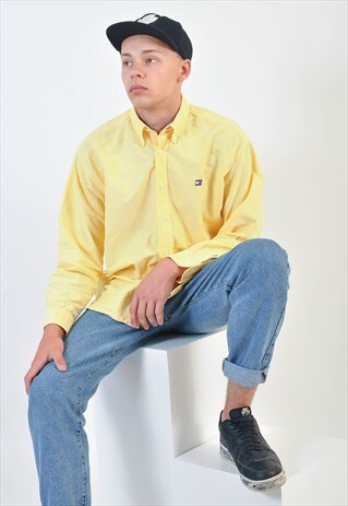 VINTAGE 90S SHIRT IN YELLOW