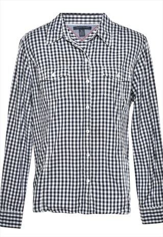 TOMMY HILFIGER CHECKED SHIRT - XL