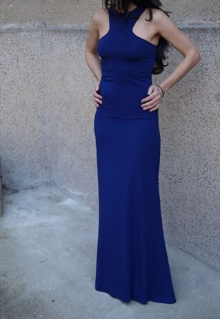 EVENING DRESS MAXI DRESS ELEGANT CASUAL LONG JERSEY F1478