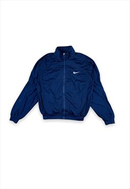 Nike vintage 90s embroidered swoosh logo track jacket 