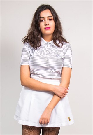 90'S VINTAGE WHITE NIKE MINI TENNIS SKIRT