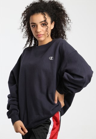 90S CHAMPION EMBROIDERED LOGO SWEATSHIRT