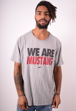NIKE MENS VINTAGE T-SHIRT TOP XXL GREY 90S