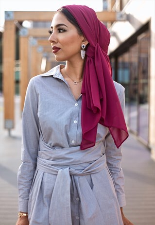 VERONA STRIPE TOP WITH KNOT DETAIL IN GREY