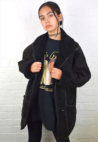VINTAGE 90'S SHEARLING COAT