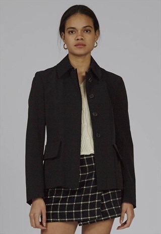 VINTAGE 90S PRADA BLACK BLAZER