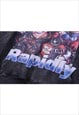 ANIME HOODIE VINTAGE WASH PULLOVER DRAGON BALL JUMPER GREY