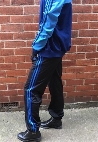 VINTAGE ADIDAS PANTS TRACK PANTS M JOGGERS SPORTS 8 10 90S