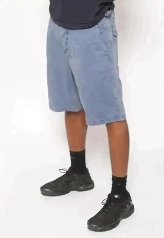 VINTAGE STONE ISLAND SHORTS LOGO PATCH BLUE