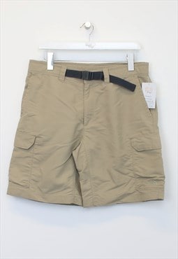 Vintage The North Face cargo shorts in beige. Best fits 32