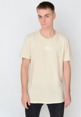 BEIGE CBA (WHITE) T-SHIRT