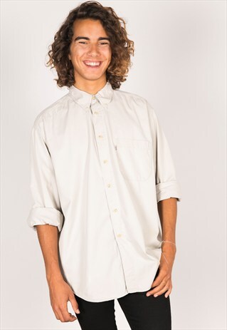 VINTAGE 80S LEVI'S DENIM SHIRT / C216