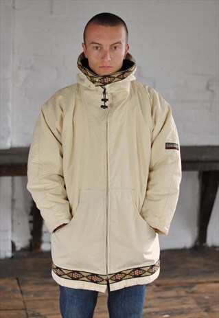 90S NAPAPIJRI AZTEC TRIM JACKET