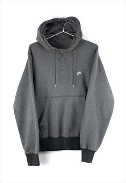 Vintage Classic Nike Hoodie in Grey M