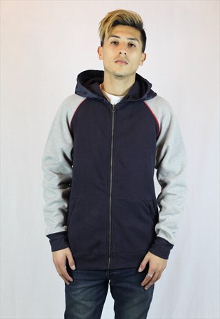 MENS VINTAGE PRADA MENS HOODIE JUMPER MEDIUM SPORT ZIPPER