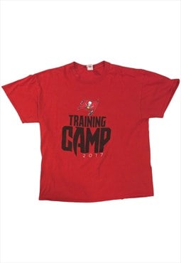 Vintage Training Camp Tshirt in Red XL