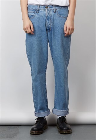 VINTAGE 90'S ARMANI MID-WASH JEANS