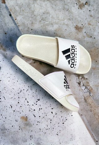 VINTAGE ADIDAS EQUIPMENT UNISEX SLIDERS 