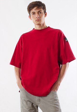 VINTAGE ADIDAS EQUIPMENT TEE 90S RED