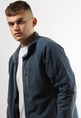 VINTAGE HELLY HANSEN 2 TONE BLUE FLEECE