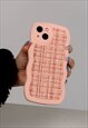 PLAID PATTERN PHONE CASE