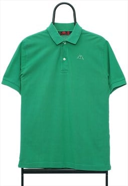 Vintage Kappa Green Polo Shirt Mens
