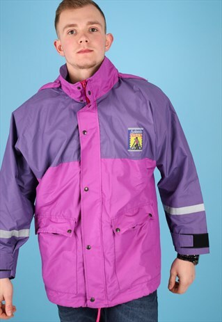 VINTAGE SHELL JACKET IN MULTICOLOUR NJ501