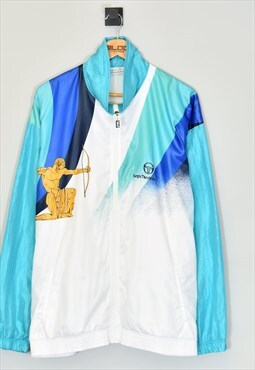 Vintage Sergio Tacchini Shell Jacket White XLarge