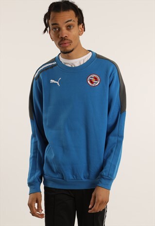 VINTAGE PUMA EMBROIDERED LOGO SWEATSHIRT
