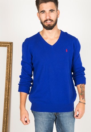 VINTAGE 80S POLO RALPH LAUREN JUMPER / R4124C450
