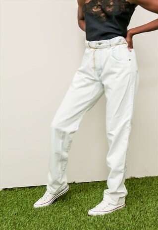 VINTAGE WRANGLER STRAIGHT LEG HIGH WAIST MOM JEANS 90S