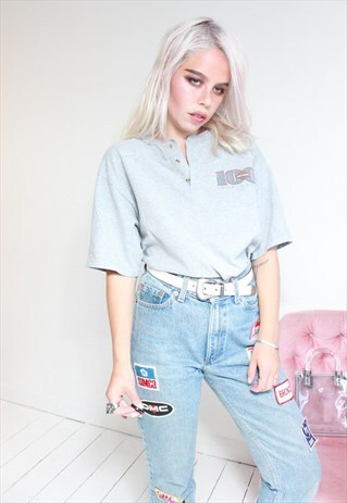 VINTAGE Y2K GREY HARLEY DAVIDSON BIKER T-SHIRT
