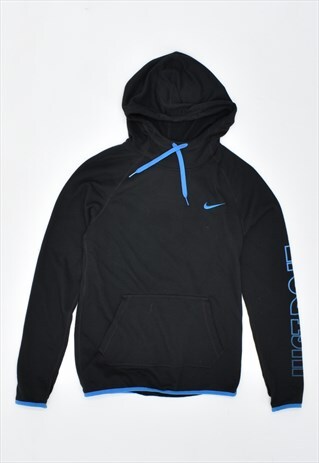VINTAGE 90'S NIKE HOODIE JUMPER BLACK