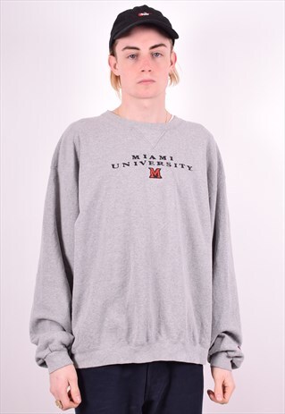 CHAMPION MENS VINTAGE SWEATSHIRT JUMPER XL GREY 90'S