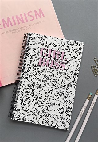 GIRL BOSS SPECKLED NOTEBOOK