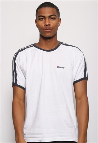 VINTAGE CHAMPION LOGO T-SHIRT WHITE